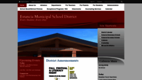 What Estancia.k12.nm.us website looked like in 2019 (4 years ago)