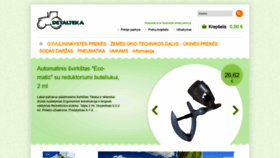 What E-detalteka.lt website looked like in 2019 (5 years ago)