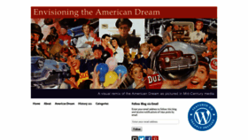 What Envisioningtheamericandream.com website looked like in 2019 (4 years ago)