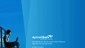 What Epostbox.com website looked like in 2019 (4 years ago)