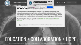What Echoconnection.org website looked like in 2019 (4 years ago)