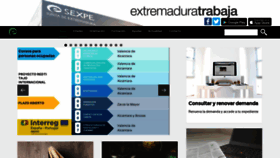 What Extremaduratrabaja.gobex.es website looked like in 2019 (4 years ago)