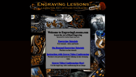 What Engravinglessons.com website looked like in 2019 (4 years ago)