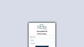 What Eba.bandalux.it website looked like in 2019 (4 years ago)