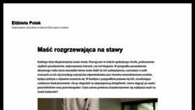 What Elzbietapolak.pl website looked like in 2019 (4 years ago)