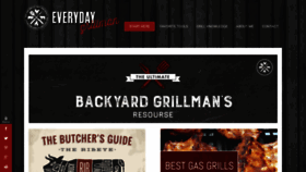 What Everydaygrillman.com website looked like in 2019 (4 years ago)