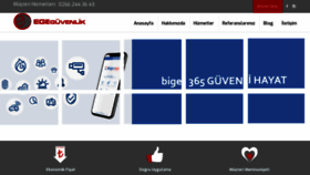 What Egeguvenlik.com.tr website looked like in 2019 (4 years ago)