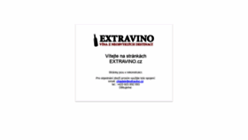 What Extravino.cz website looked like in 2019 (5 years ago)