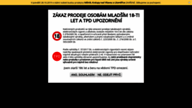 What E-cigaretka.cz website looked like in 2019 (4 years ago)