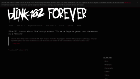 What En.blink182forever.com website looked like in 2019 (4 years ago)