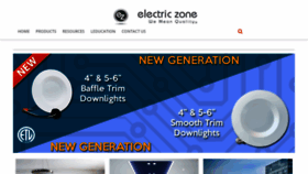 What Electriczoneusa.com website looked like in 2019 (4 years ago)