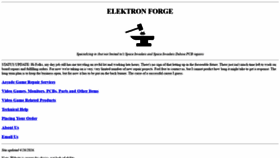What Elektronforge.com website looked like in 2019 (4 years ago)