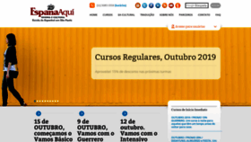 What Espanaaqui.com.br website looked like in 2019 (4 years ago)