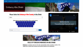 What Embassyabudhabi.com website looked like in 2019 (4 years ago)