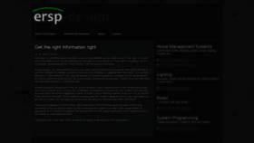 What Erspearson.com website looked like in 2019 (4 years ago)