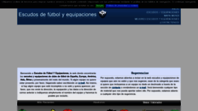 What Escudosdefutbolyequipaciones.com website looked like in 2019 (4 years ago)