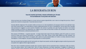 What Eccezionale-ron.it website looked like in 2019 (4 years ago)