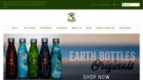 What Earthbottles.com.au website looked like in 2019 (4 years ago)
