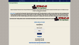 What Etiraf.az website looked like in 2019 (4 years ago)