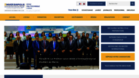 What E-polytechnique.ma website looked like in 2019 (5 years ago)