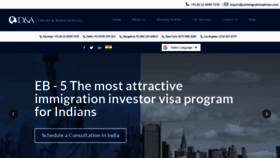 What Eb5visaindia.com website looked like in 2019 (4 years ago)