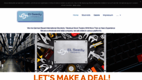 What Elseedy-trading.com website looked like in 2019 (4 years ago)