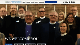 What Episcopaldiocesefortworth.org website looked like in 2019 (4 years ago)