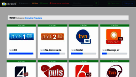 What Ekranik.tv website looked like in 2019 (4 years ago)