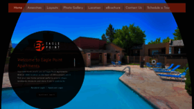 What Eaglepointapartmenthomes.com website looked like in 2019 (5 years ago)