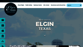 What Elgintx.com website looked like in 2019 (4 years ago)