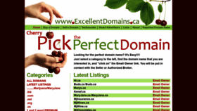 What Excellentdomains.ca website looked like in 2019 (4 years ago)