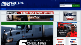 What Expeditersonline.com website looked like in 2019 (4 years ago)