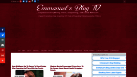 What Emmanuelsblog.com.ng website looked like in 2019 (4 years ago)