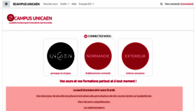What Ecampus.unicaen.fr website looked like in 2019 (4 years ago)