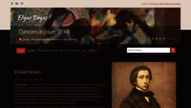 What Edgar-degas.org website looked like in 2019 (4 years ago)
