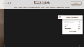 What Excelsior-hotel.de website looked like in 2019 (4 years ago)