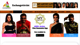 What Exchange4artist.com website looked like in 2019 (4 years ago)