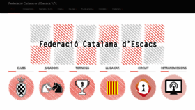 What Escacs.cat website looked like in 2019 (4 years ago)