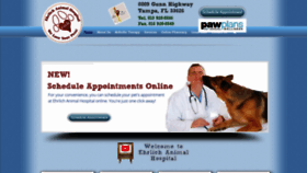 What Ehrlichanimalhospital.com website looked like in 2019 (4 years ago)