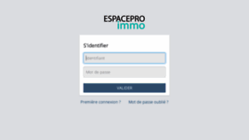 What Espacepro-immo.com website looked like in 2019 (4 years ago)