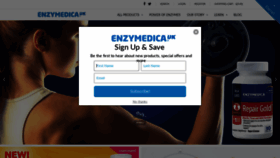 What Enzymedica.co.uk website looked like in 2019 (4 years ago)