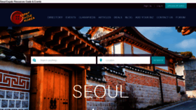 What Expatguidekorea.com website looked like in 2019 (4 years ago)
