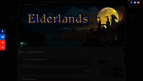 What Elderlands.com website looked like in 2019 (4 years ago)