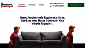 What Evdenevenakliyat.istanbul website looked like in 2019 (4 years ago)