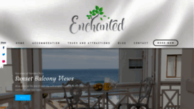 What Enchanted.co.za website looked like in 2019 (4 years ago)