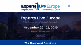 What Expertslive.eu website looked like in 2019 (4 years ago)