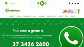 What Expressofm.com.br website looked like in 2019 (4 years ago)