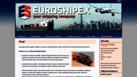 What Euroshipex.com website looked like in 2019 (4 years ago)