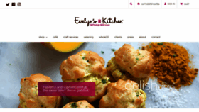 What Evelyns-kitchen.com website looked like in 2019 (4 years ago)