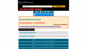 What Expotab.com website looked like in 2019 (4 years ago)